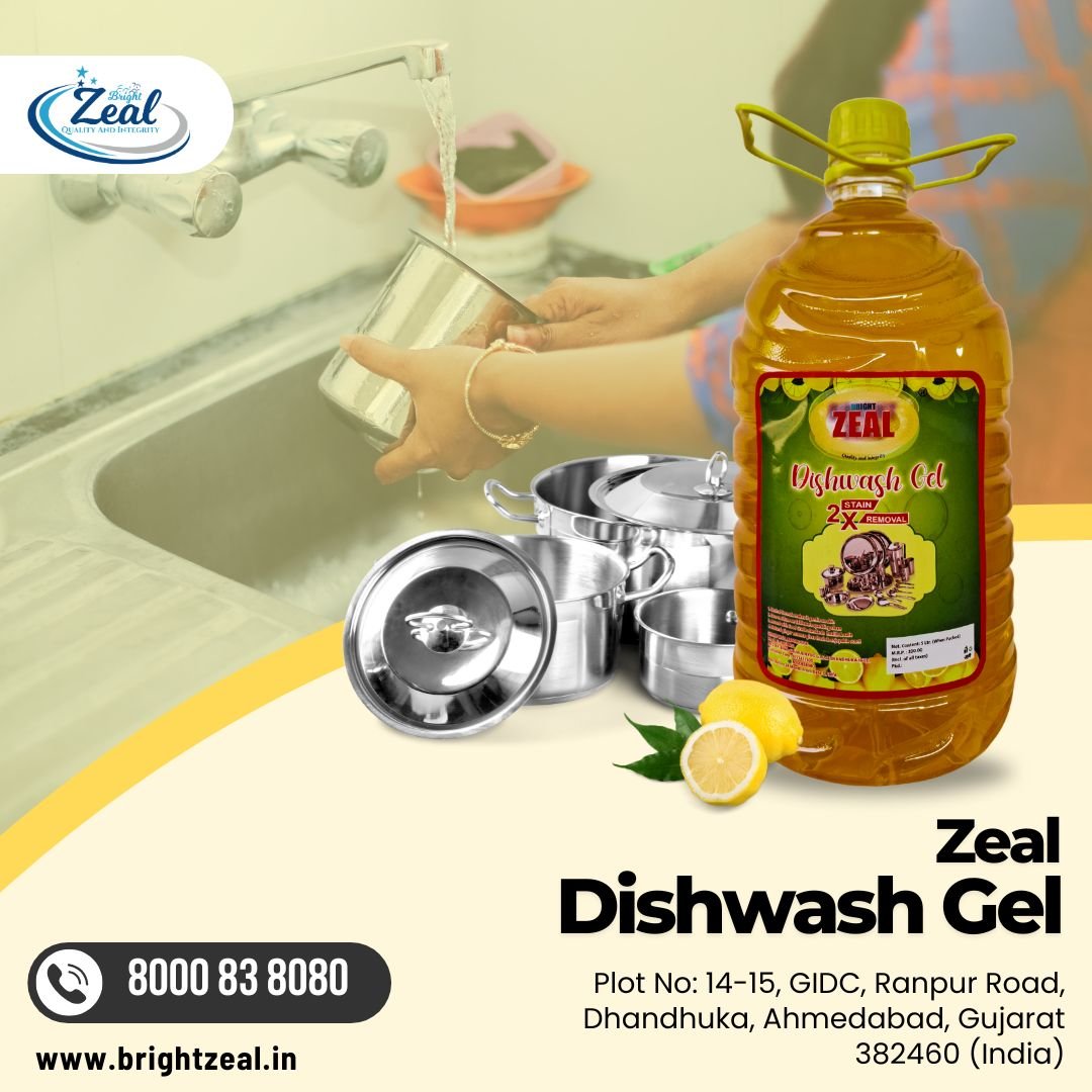 bright zeal dishwash gel- slider image